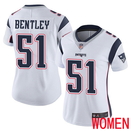 New England Patriots Football #51 Vapor Limited White Women Ja Whaun Bentley Road NFL Jersey->youth nfl jersey->Youth Jersey